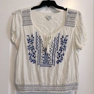 Embroidered American Eagle Top - XL